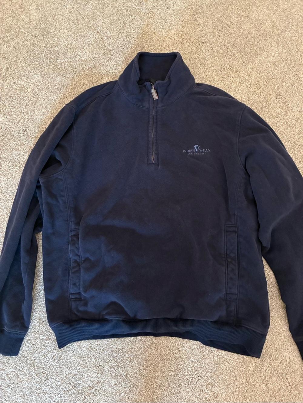Indian Wells Navy Quarter-Zip Pullover Sweatshirt